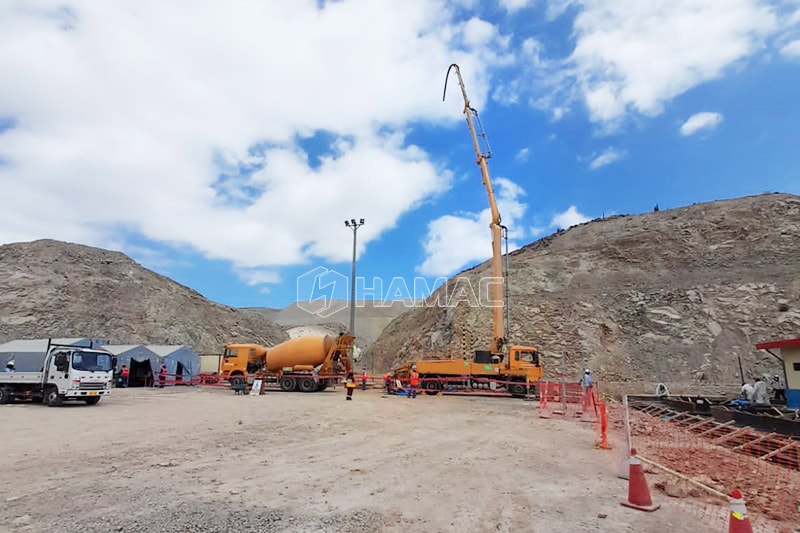 Camión bomba pluma de hormigón de 30 m en Arequipa, ​Guadalajara