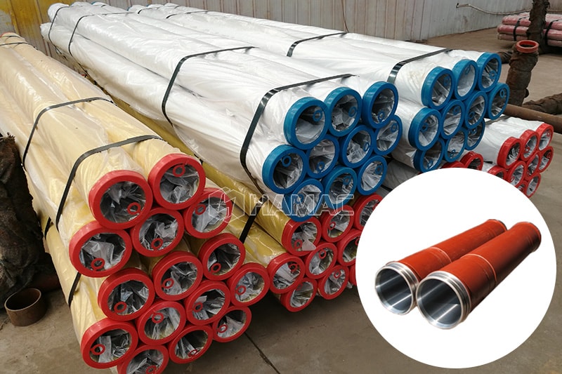 Accessories of trailer concrete pump