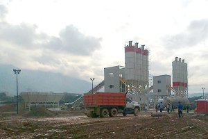 Planta dosificadora de hormigón HZS120 en Mexico